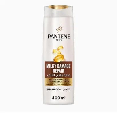 صورة شامبو بانتين برو-في عناية ميلكي للتلف 390 مل