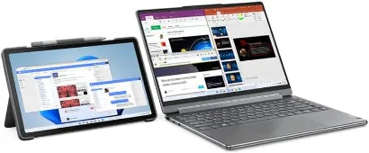 صورة تابلت بي 11 الجيل الثاني بشاشة لمس 2K مقاس 11.5 بوصة وميديا تيك هيليو G99 وذاكرة رام 6 جيجا وذاكرة تخزين 128 جيجا وكاميرا 8+13 ميجا وLTE 4G وواي فاي ونظام أندرويد من لينوفو، لون ستورم جراي